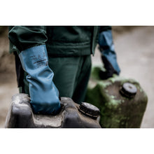 NITRAS GREEN BARRIER GRIP, kemikaalisuojakäsineet, bensiini / musta