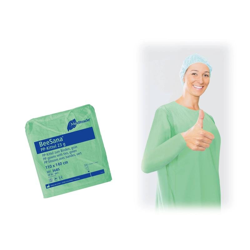 BeeSana® PP -pukusuojatakki henkilökunnalle ja vierailijoille 10 kpl