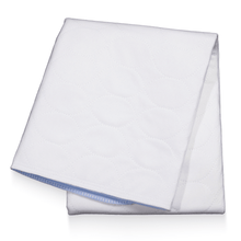 AMPri MED-COMFORT sängynsuojatyyny pestävä 75 x 90 cm, sininen/valkoinen | Pakkaus (1 kpl)