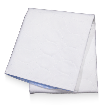AMPri MED-COMFORT sängynsuojatyyny pestävä 75 x 90 cm, sininen/valkoinen | Pakkaus (1 kpl)