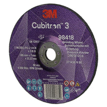 3M™ Cubitron™ 3 hiomalaikka, 98418, 36+, T27, 180 mm x 7 mm x 22,23 mm, EN, 10/pakkaus, 20 kpl/PU | Pakkaus (10 kpl)