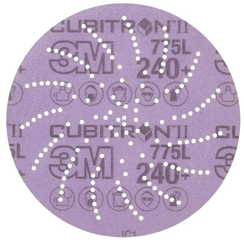 3M Xtract™ Cubitron™ II -kalvolevy 775L, 125 mm, 240+, monireikäinen | Pakkaus (50 kpl)