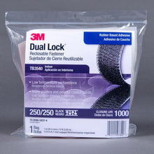 3M™ Dual Lock™ TB3540, musta, 25 mm x 3 m, 5,7 mm, 40 päätä/cm2, Sisä | Laukku (1 kpl)