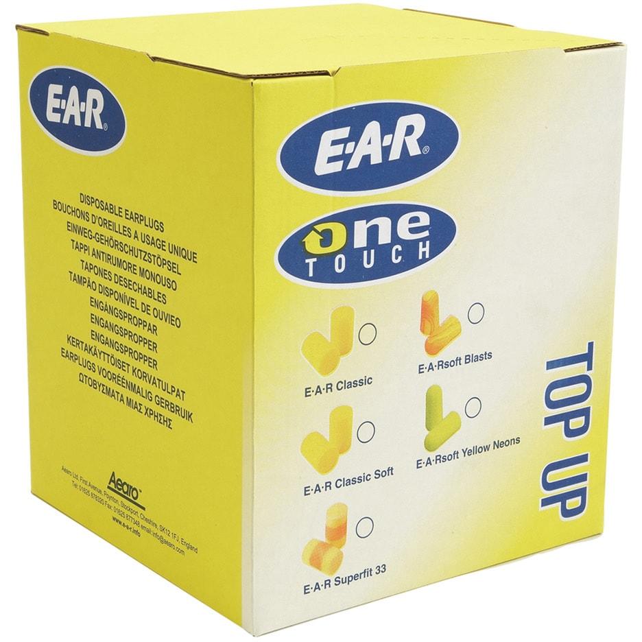3M™ E-A-R™ Classic™ korvatulpat, täyttöpussi, PD-01-009 | Pakkaus (500 paria)