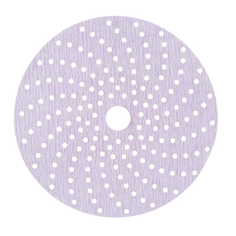 3M™ Hookit™ Purple Premium -hiomalaikka 334U, 150 mm, monireikäinen, P500, 50534 | Pakkaus (100 kpl)