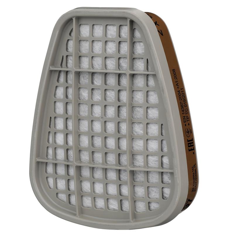 3M™ suodatin kaasuille ja höyryille, A2 6055 | Pakkaus (2 kpl)