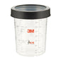 3M™ PPS™ Ulompi kuppi kierrerenkaalla, Midi, 400 ml, 16122 | Pakkaus (400 ml)