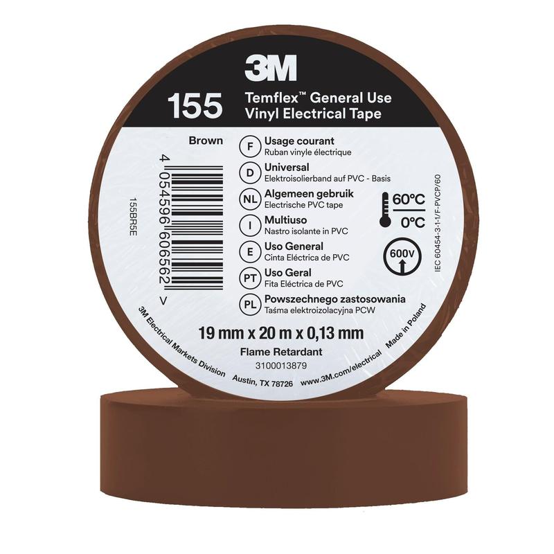 3M™ Temflex™ vinyylieristenauha 155 - 19mm x 20m