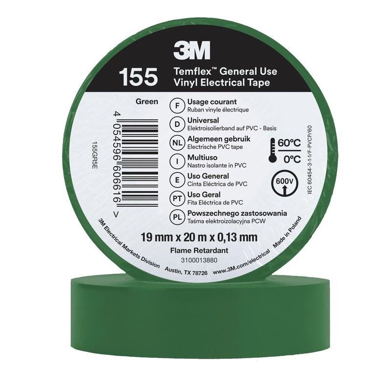 3M™ Temflex™ vinyylieristenauha 155 - 19mm x 20m