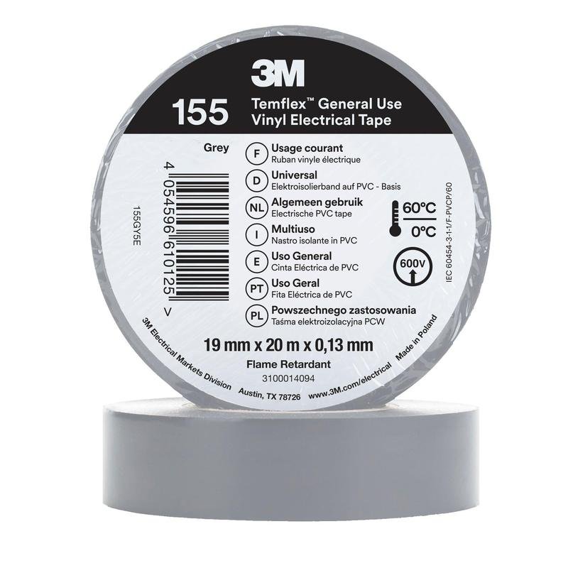 3M™ Temflex™ vinyylieristenauha 155 - 19mm x 20m