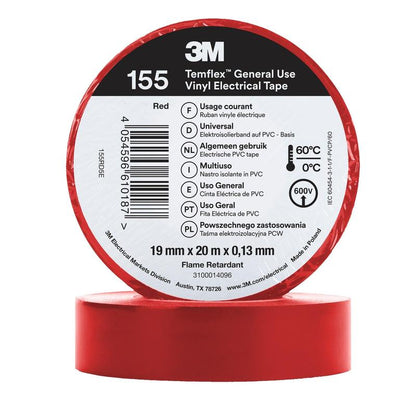 3M™ Temflex™ vinyylieristenauha 155 - 19mm x 20m