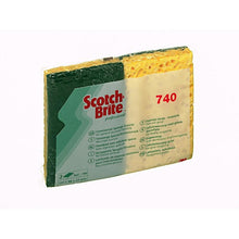 Scotch-Brite™ Selluloosasieni 740, Vihreä/Beige, 131mm x 88mm, 10/pakkaus, 24kpl/kotelo, 240kpl/kotelo | Pakkaus (10 kpl)
