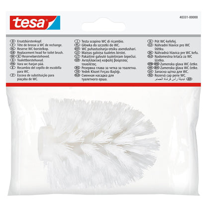 tesa Ersatzkopf für Toilettenbürste Weiß, Deluxxe, Elegaant, Exxcellent, Ekkro, Hukk, Klaam, Loxx, Luup oder Smooz