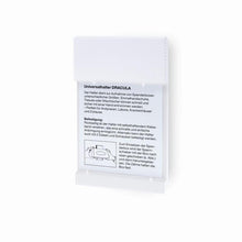 Seinäteline, Dracula, seinäteline ilman painatusta (valkoinen), universaali | Pakkaus (1 kpl)