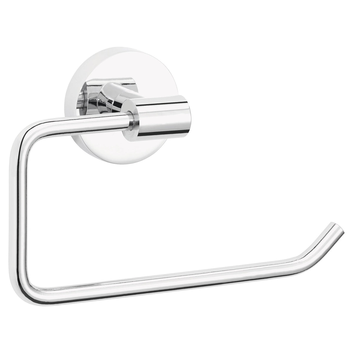 tesa Exxcellent Toilettenpapierhalter ohne Deckel, Metall, verchromt, inkl. Klebelösung