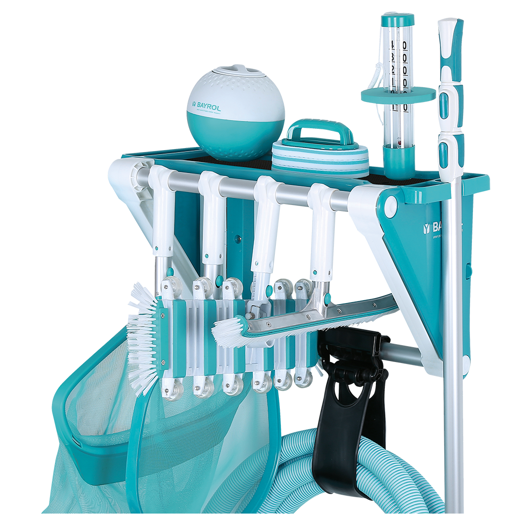 BAYROL-tarvikehylly seinäasennusta varten | Pakkaus (1 kpl)