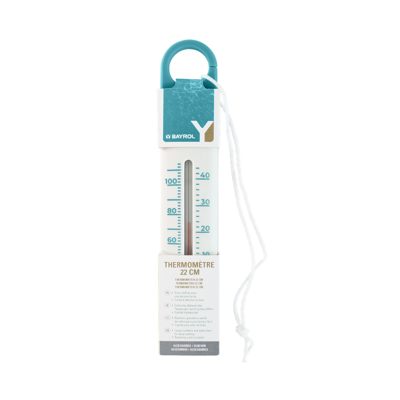 BAYROL lämpömittari 22 cm | Pakkaus (1 kpl)