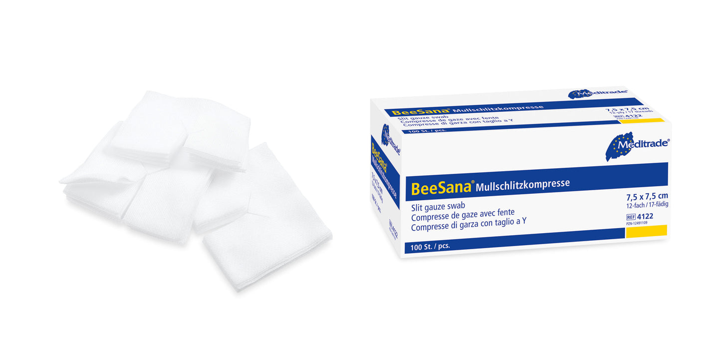 BeeSana® sideharsopakkaus, ei-steriili, 12-kertainen (100 kpl)