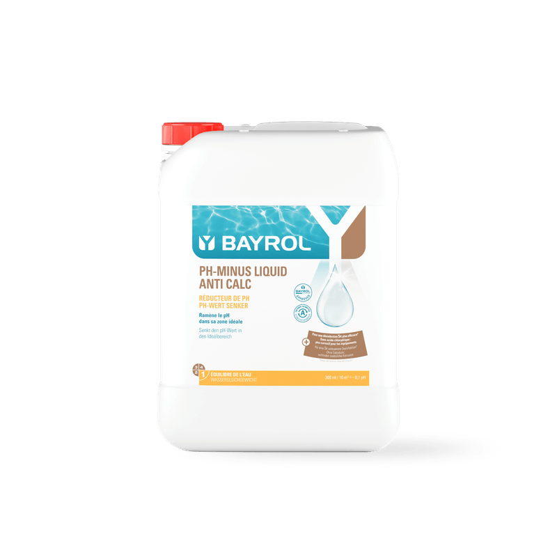 BAYROL pH-Minus Liquid Anti Calc 20 L konsentraatti pH-arvon alentamiseen