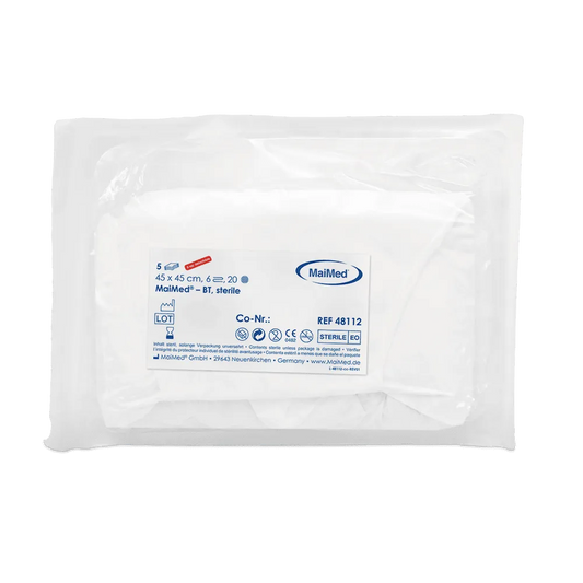 MaiMed-BT-steriili 45x45, Rökochip, kaksoispakattu