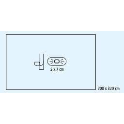 FD PP äärimmäinen kangas 245x320* 3cm* kreppikääre | Pakkaus (10 kpl)