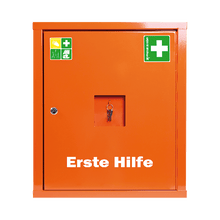 Verbandschrank EUROSAFE orange Füllung Standard DIN 13169