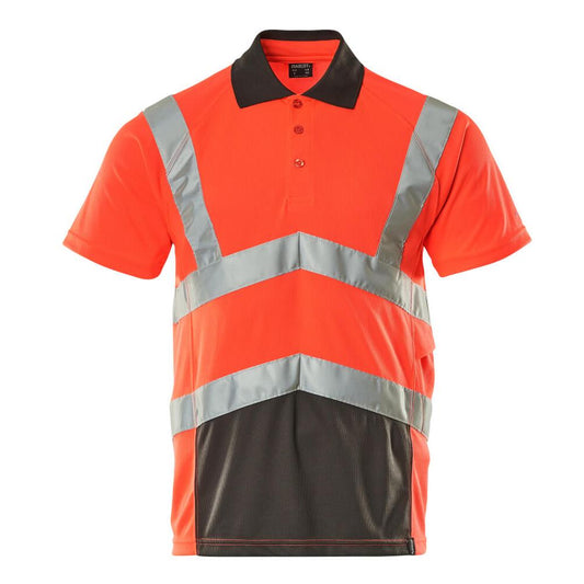 MASCOT® Anadia poolopaita, hi-vis punainen/tumma antrasiitti