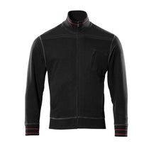 MASCOT® Chania collegepaita vetoketjulla, musta