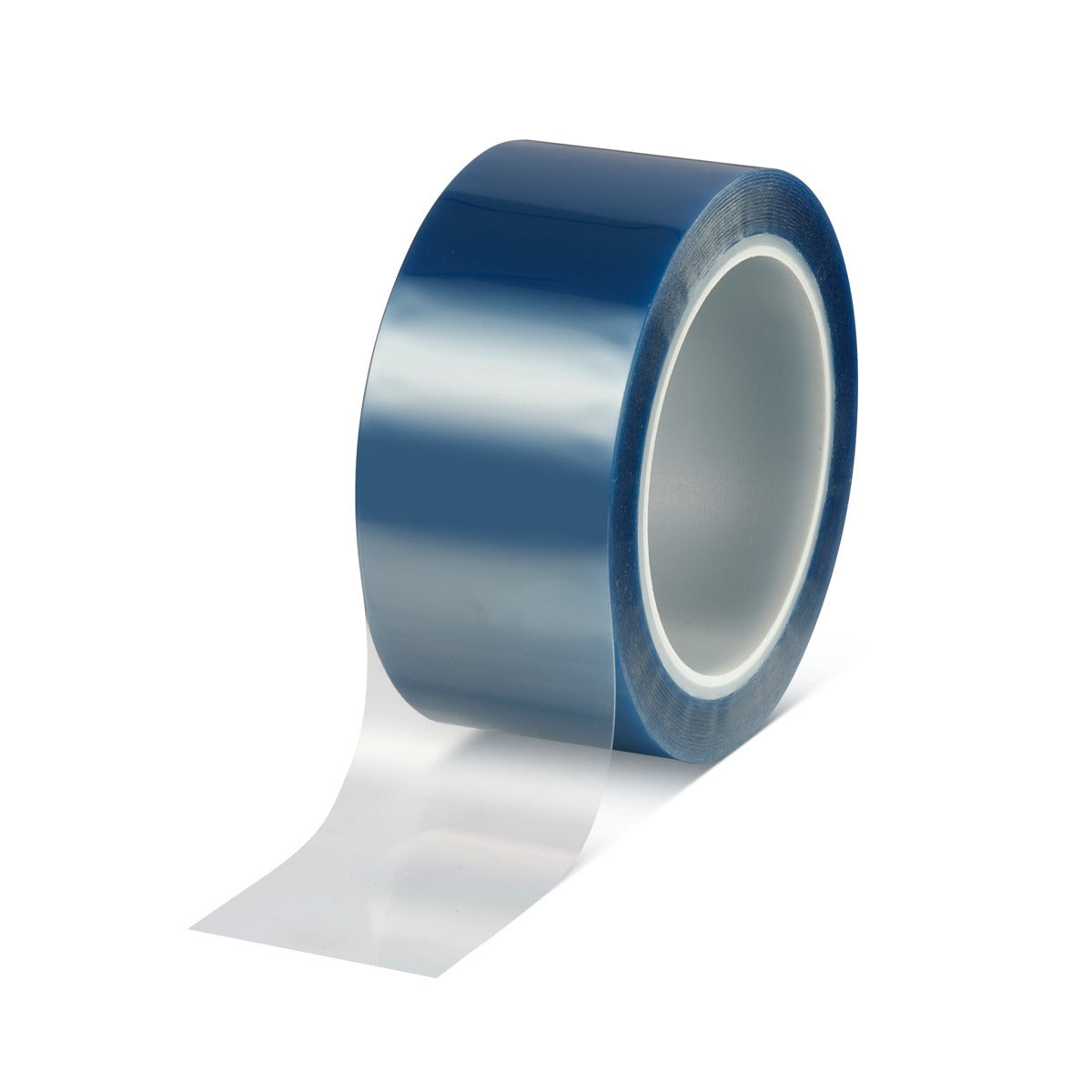 tesa 50650 PET-Abdeckband 220°C, 66 m x 50 mm, blau-transparent
