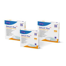 Hartmann Zetuvit Plus silikonireunus 8x8cm P10 | Pakkaus (10 kpl)