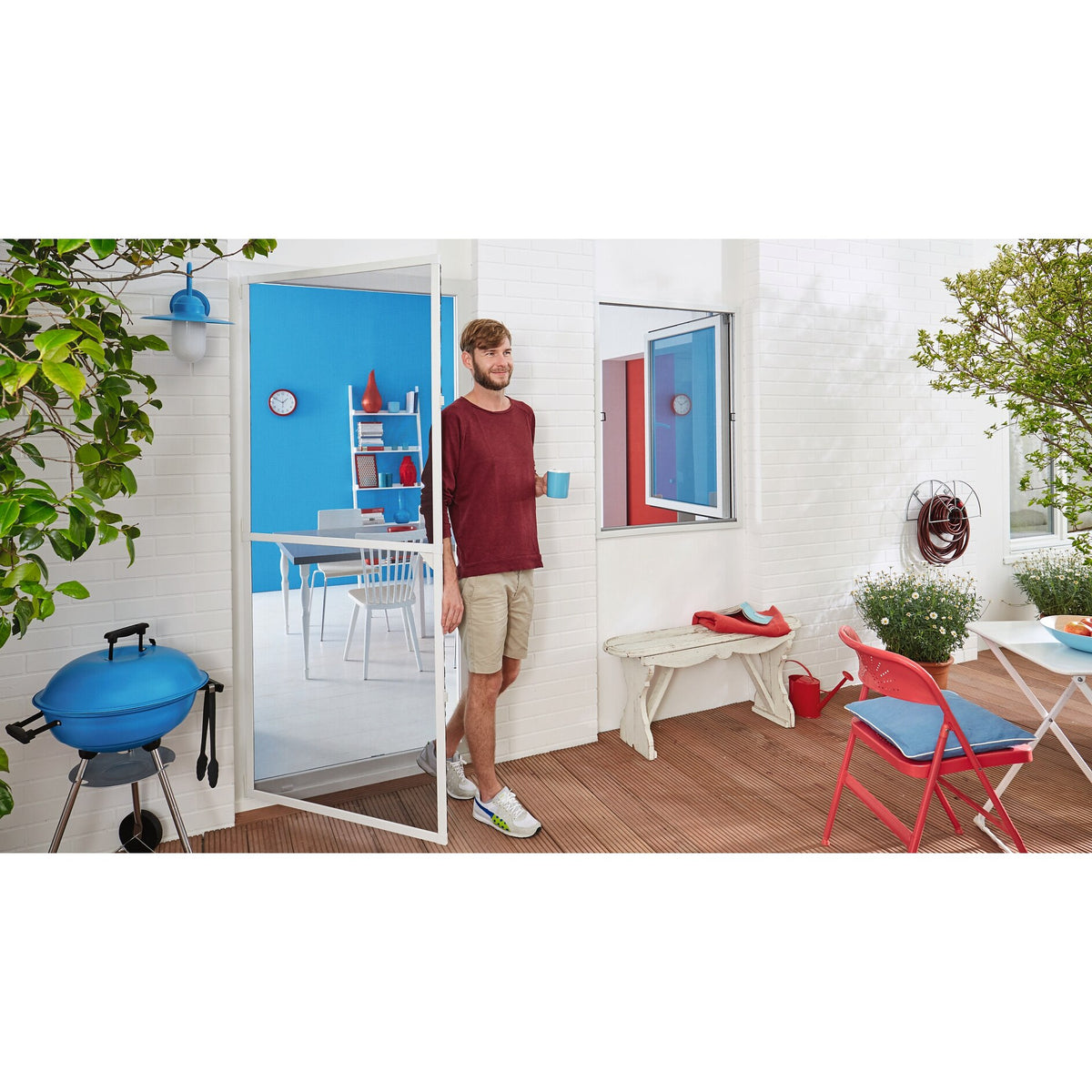 tesa ALU Comfort TÜREN -alumiinikehys – käyttö