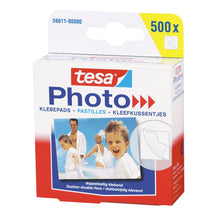 tesa Photo -tarrat, valkoiset, kaksipuolisesti tarttuvat, 500 kpl