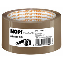 tesa NOPI STANDARD, 66 m x 50 mm, ruskea