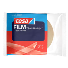 tesafilm TRANSPARENT, Flowpack-pakkauksessa, 33 m x 15 mm