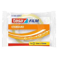 Tesafilm Standard, läpinäkyvä, Flowpack-pakkauksessa, 10 m x 15 mm