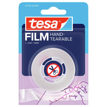 tesafilm HAND-TEARABLE, 25 m x 19 mm, läpinäkyvä