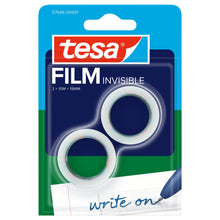 tesafilm INVISIBLE, mattavalkoinen, blisterpakkauksessa, 10 m x 19 mm