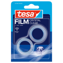 tesafilm CRYSTAL CLEAR, läpinäkyvä, kristallinkirkas blisterpakkauksessa, 10 m x 19 mm