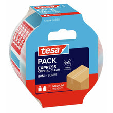 tesapack EXPRESS, 50 m x 50 mm, läpinäkyvä