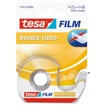 Tesafilm kaksipuolinen, 7,5 m x 12 mm, läpinäkyvä