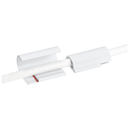 tesa Powerstrips Kabel-Clip, weiß