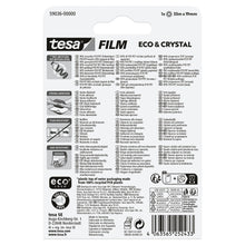 tesafilm Eco & Crystal, läpinäkyvä, blisterpakkauksessa, 33 m x 19 mm
