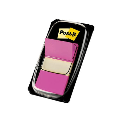 3M Deutschland GmbH:n Post-it® Index -standardi, 25,4 mm x 43,2 mm, 50 lippua per annostelija.