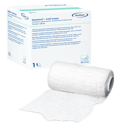 Maielast-haft krepp Elastinen kiinnitysside, 1 kpl/laatikko