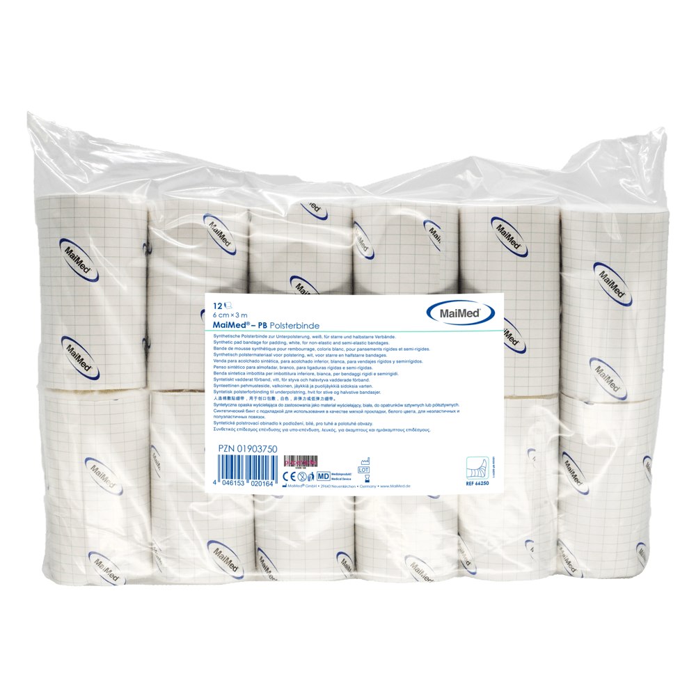 MaiMed-PB Synteettinen pehmustusside 12 kpl/polybag