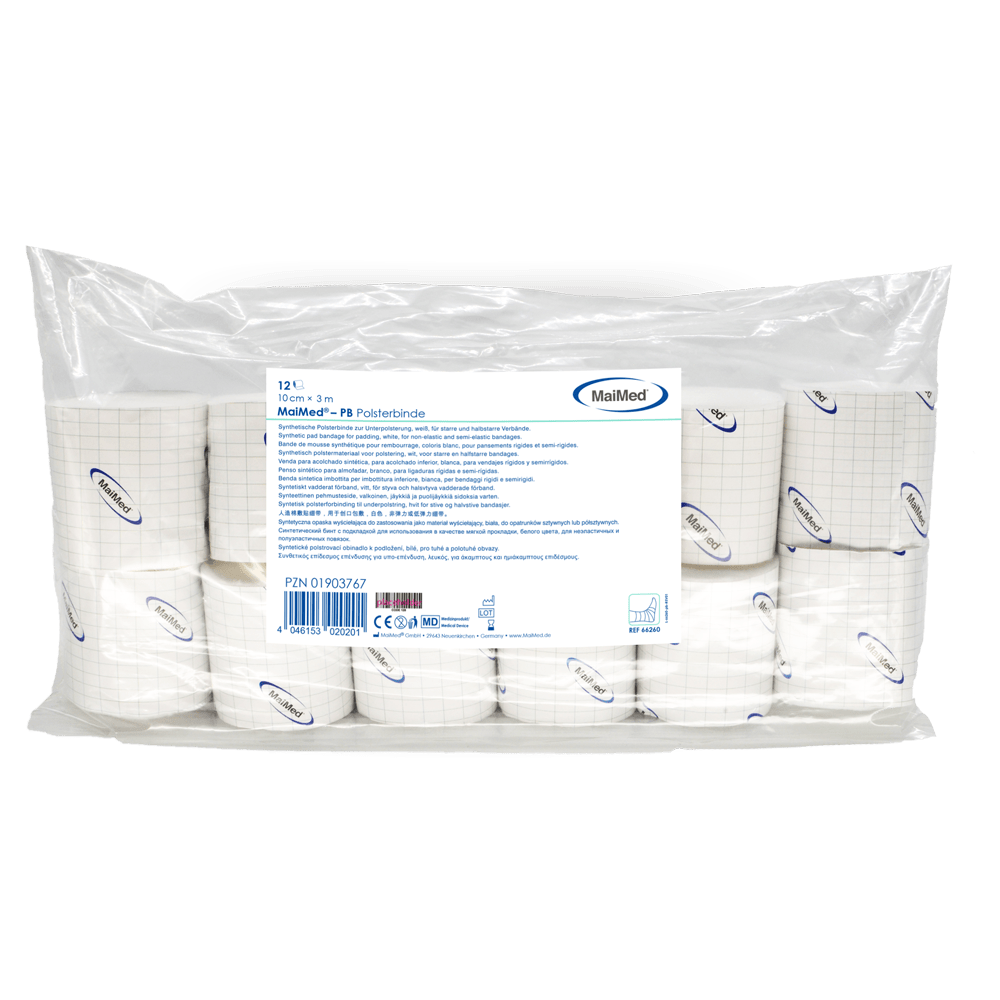 MaiMed-PB Synteettinen pehmustusside 12 kpl/polybag