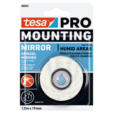 tesa PRO 66952 Mounting Spiegel, weiß 1,5 m x 19 mm