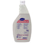 750 ml:n pullo Suma Inox Classic D7 ruostumattoman teräksen hoitoainetta (öljyinen) Diversey Deutschland GmbH & Co. OHG:lta tarjoaa loistavaa kiiltoa ja korroosiosuojaa ruostumattomalle teräkselle, sisältää etiketin ohjeilla, käyttömerkeillä ja valkoisella korkilla.