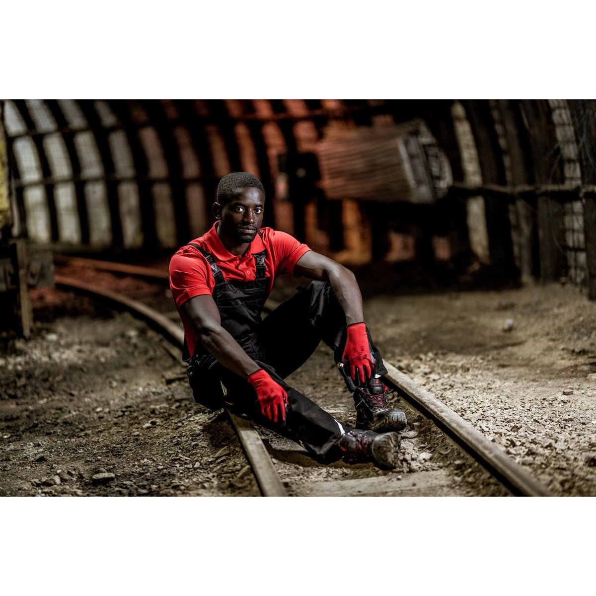 NITRAS MOTION TEX PLUS, Dungarees, musta