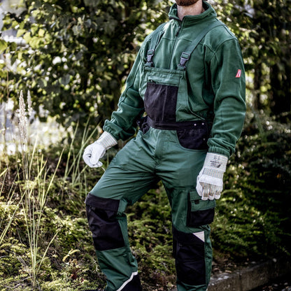 NITRAS MOTION TEX PLUS, Dungarees, vihreä/musta